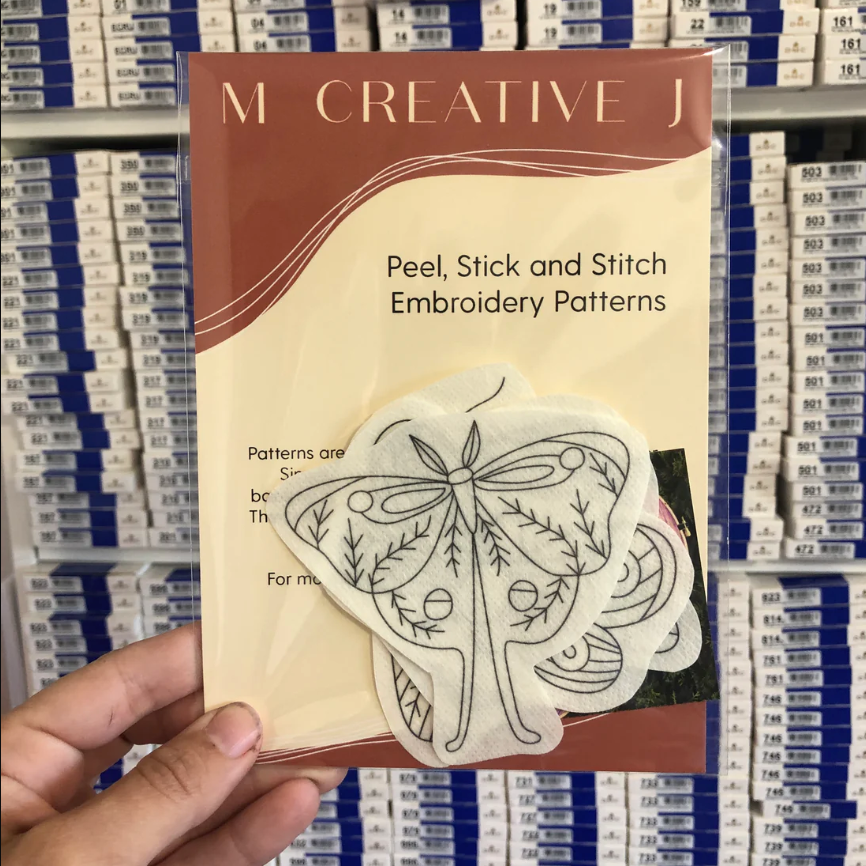 Craft Supply - Peel, Stick & Stitch: Moth