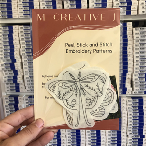 Craft Supply - Peel, Stick & Stitch: Moth