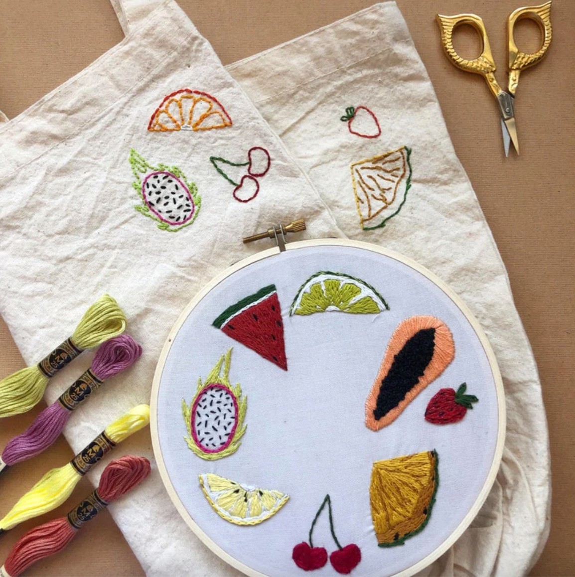 Craft Supply - Peel, Stick & Stitch: Summer Fruit