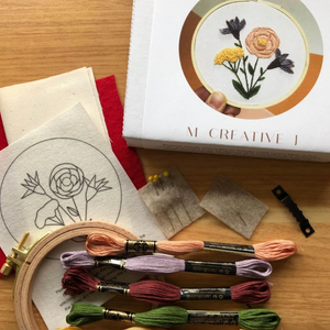 DIY - Embroidery - Blooming Wildflower Kit