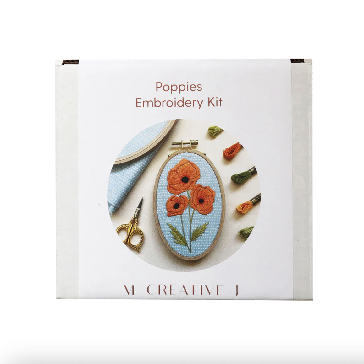 DIY - Embroidery - Poppies Kit