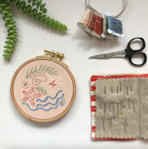 DIY - Embroidery - Seaside Treasures
