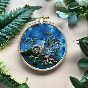 DIY - Embroidery - Woodland Snail Kit