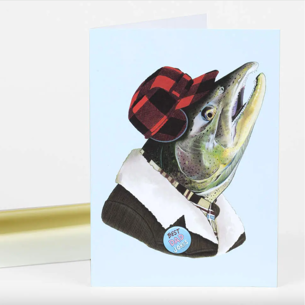 Card - Best Dad Jokes Salmon