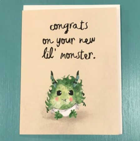 Card - Congrats On Your New Little Monster