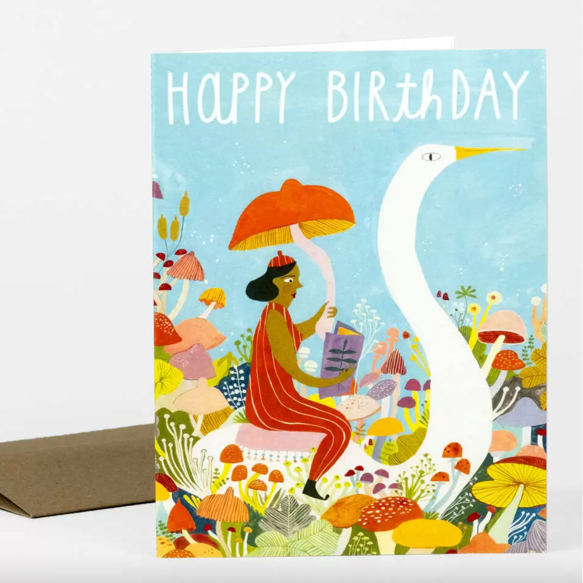 Card - Happy Birthday Swan