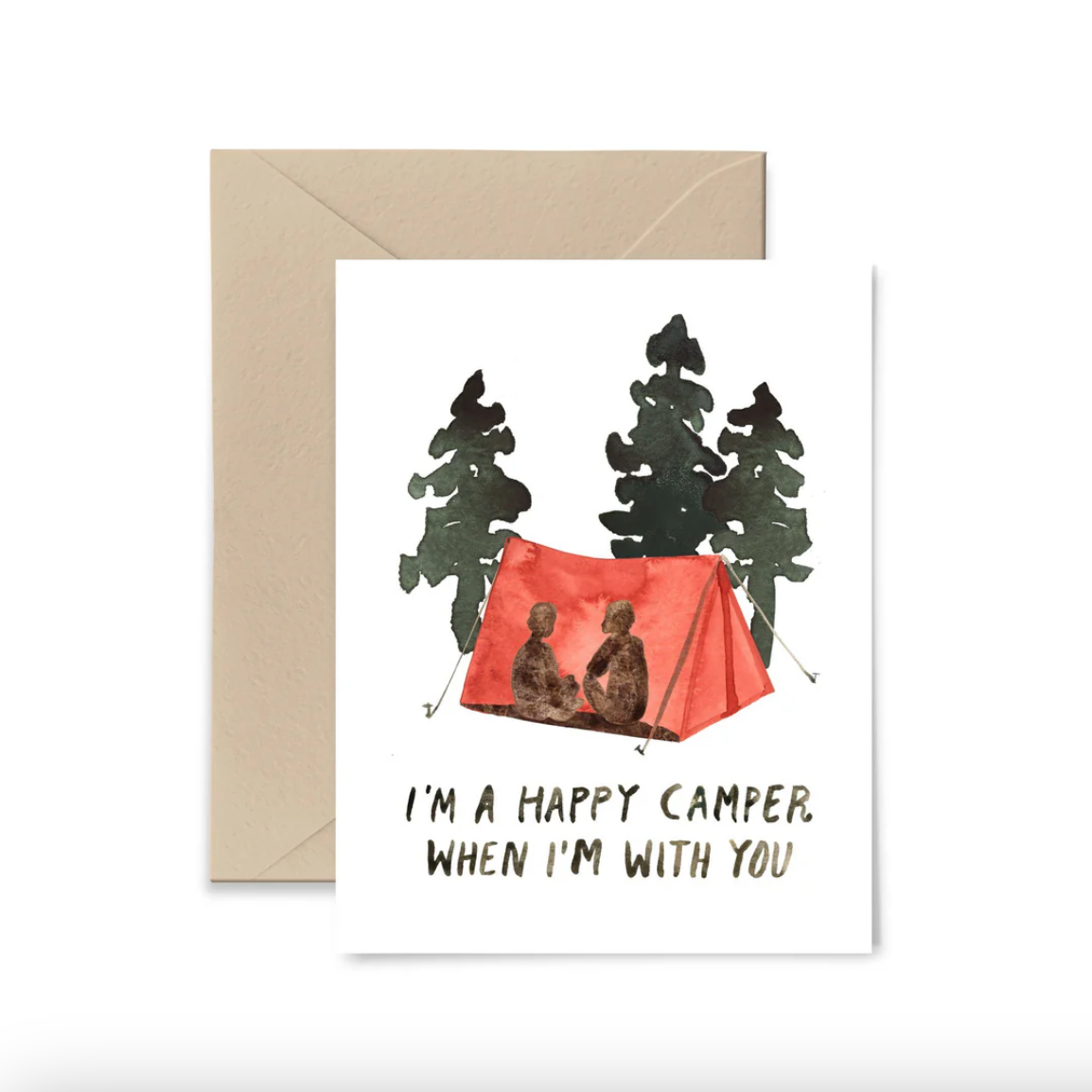 Card - I'm A Happy Camper When I'm With You