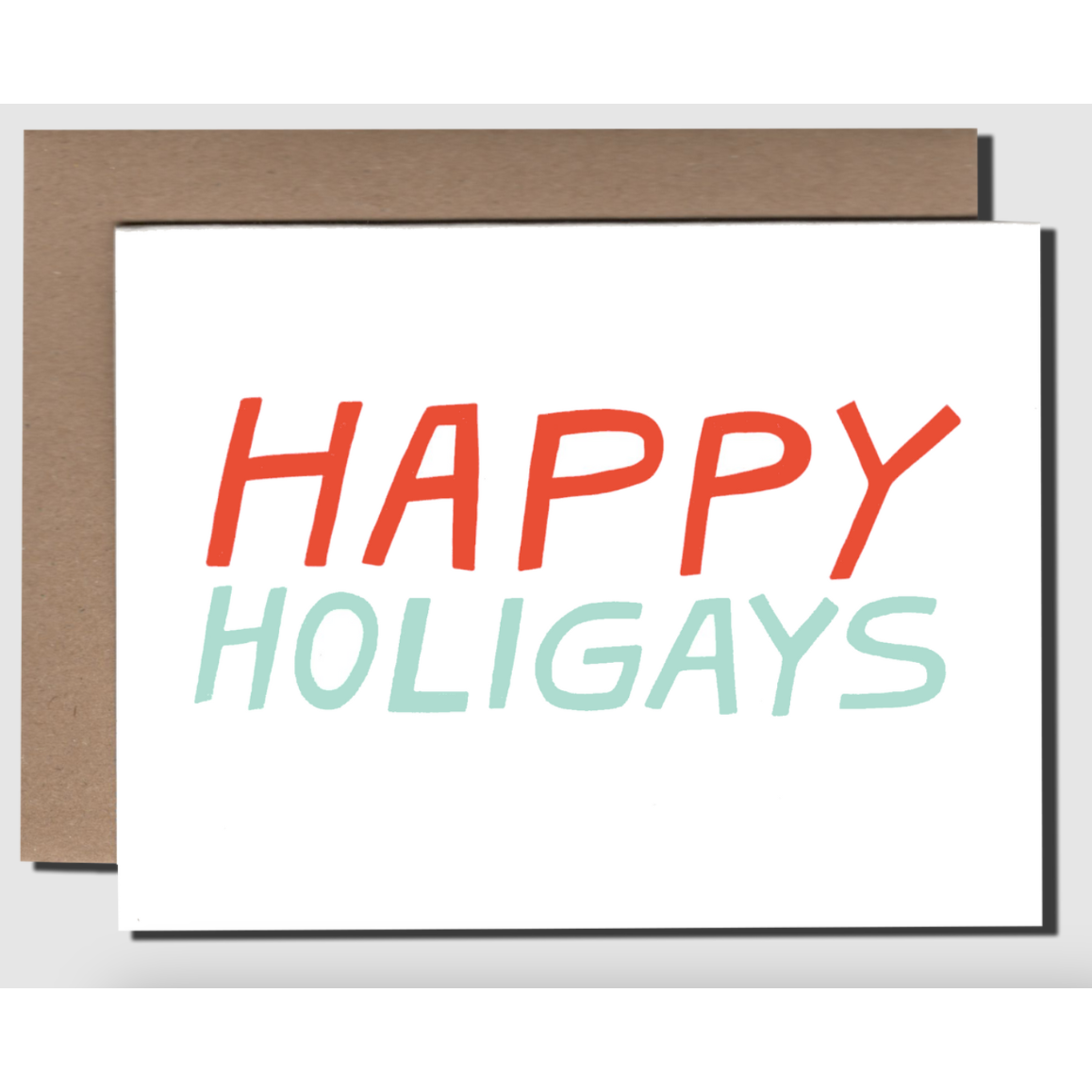 Card - Happy Holigays From Our Family To Yours