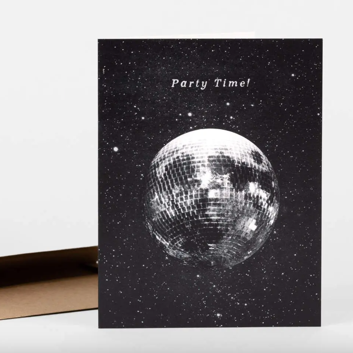 Card - Party Time! Disco Moon