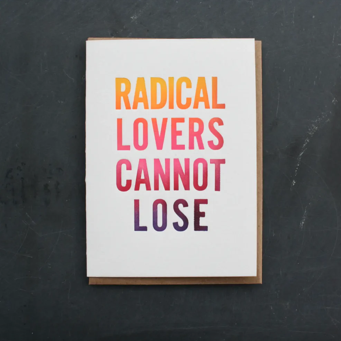 Card - Radical Lovers Cannot Lose