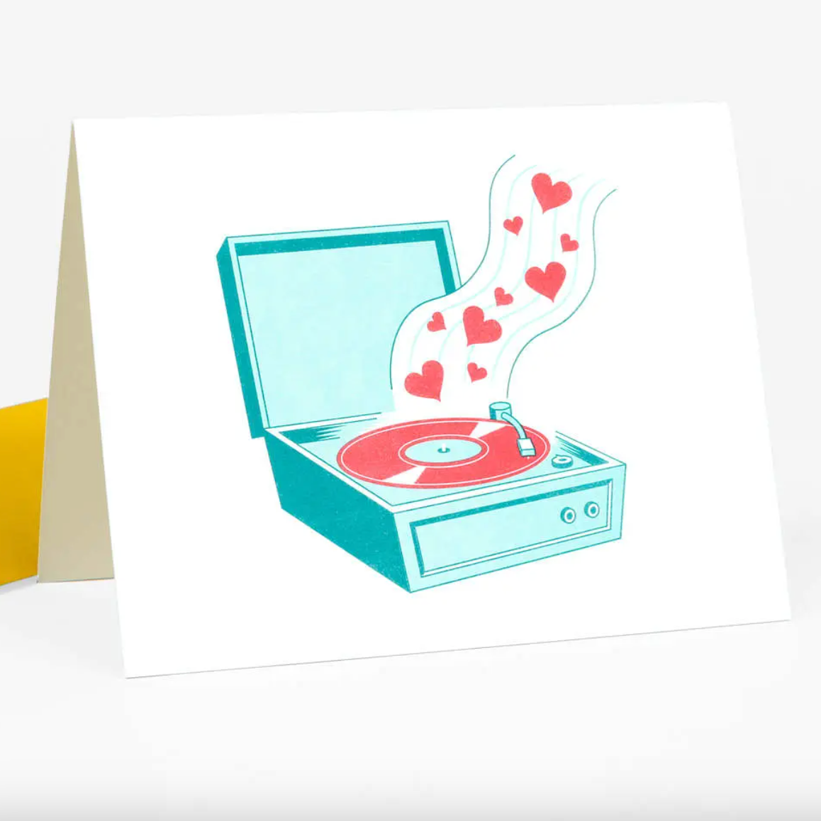 Card - Record Player Love Song
