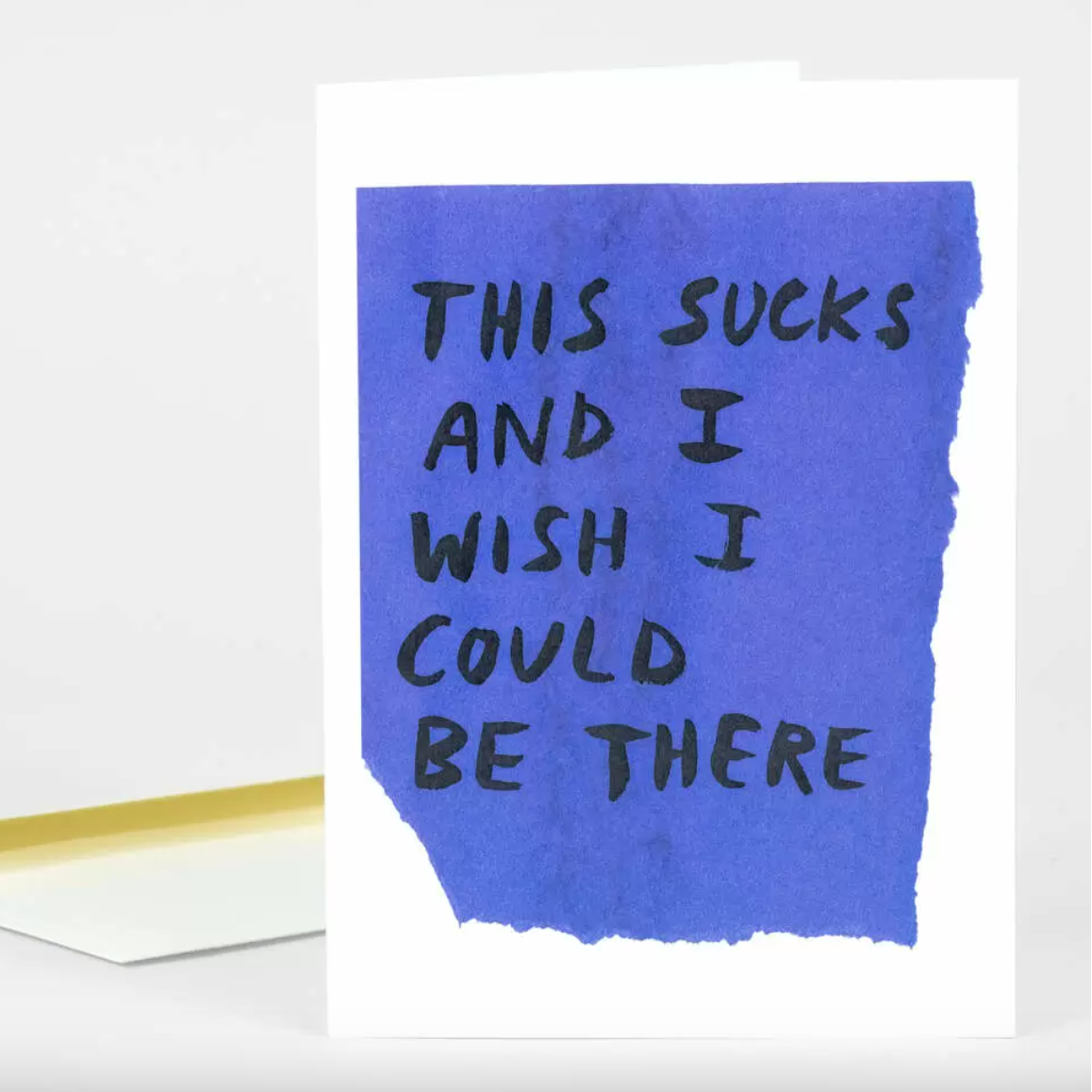 Card - This Sucks And I Wish I Could Be There