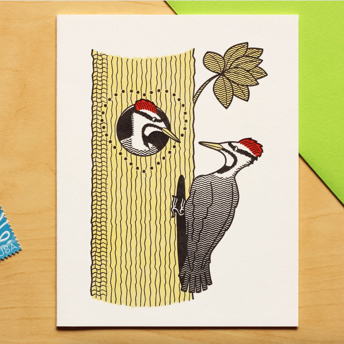 Card - Woodpecker Love