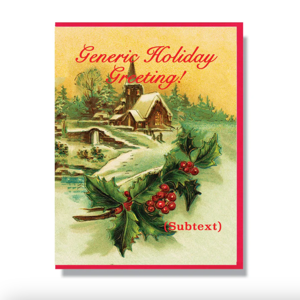 Card - Generic Holiday Greeting (Subtext)