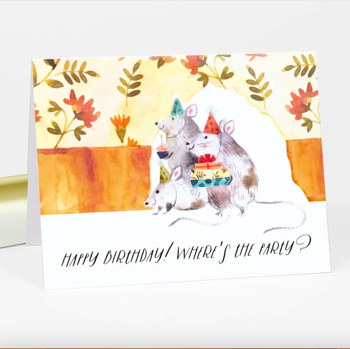 Card - Happy Birthday! Where's The Party?