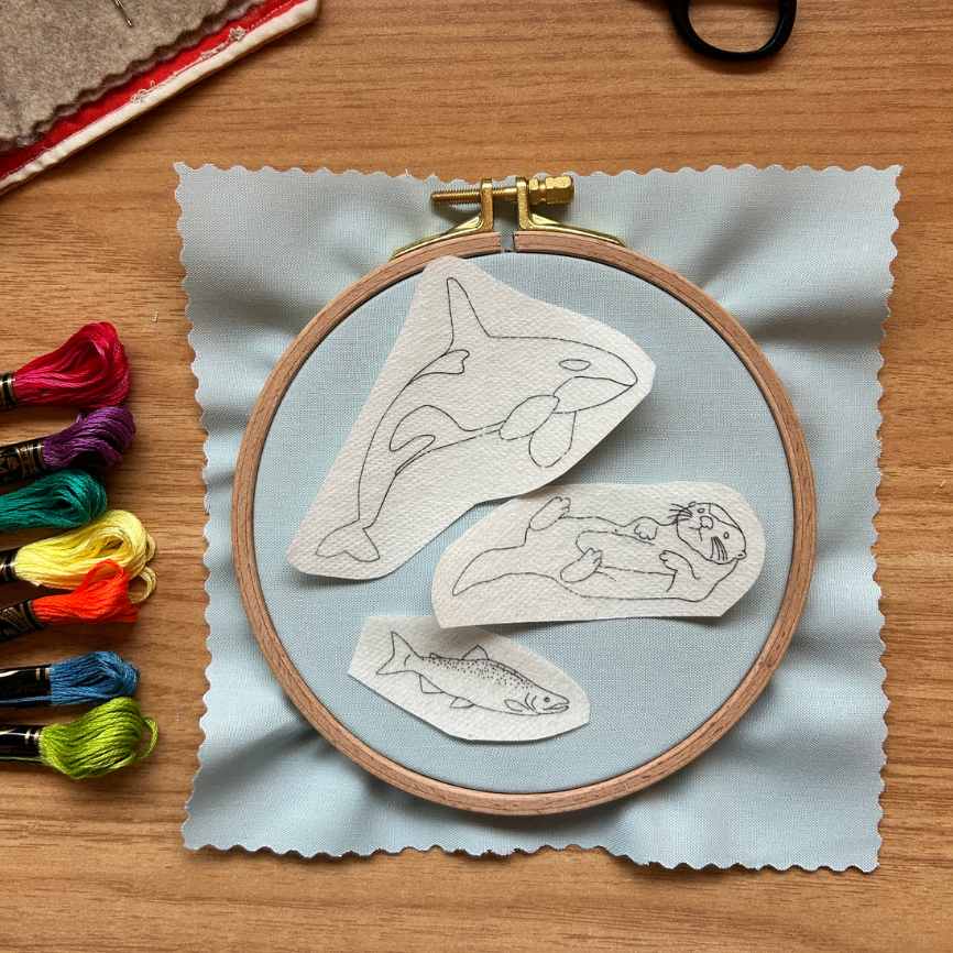Craft Supply - Peel, Stick & Stitch: PNW Animals