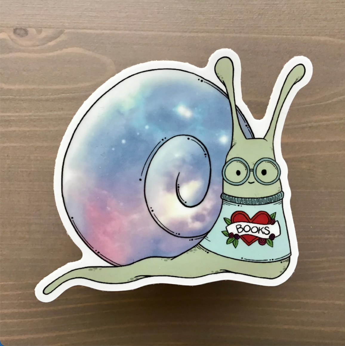 Sticker - Book Snail