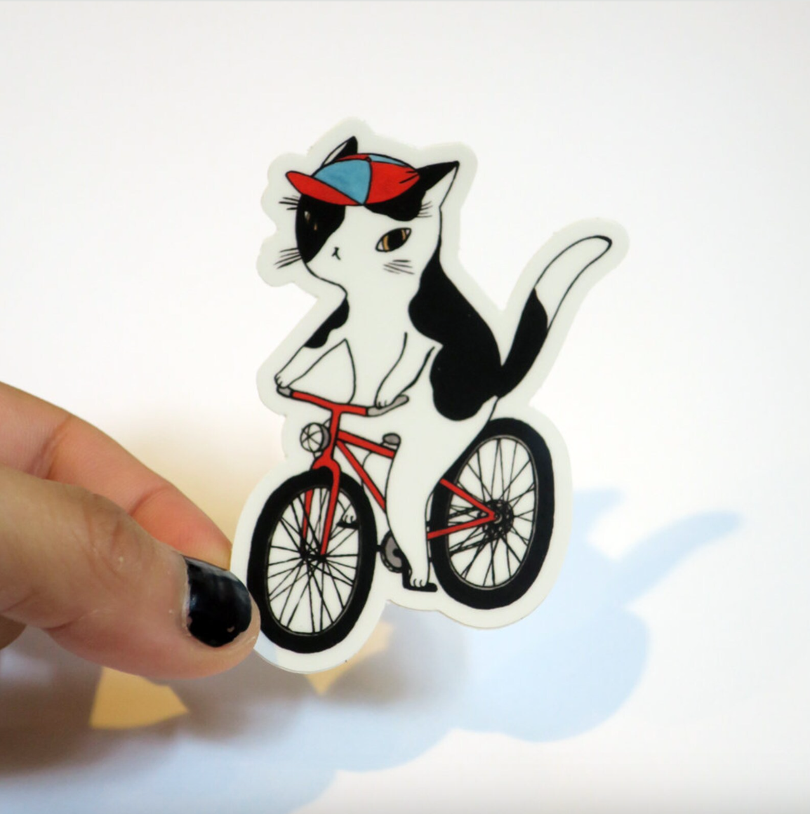 Sticker - Bicycle Kitty