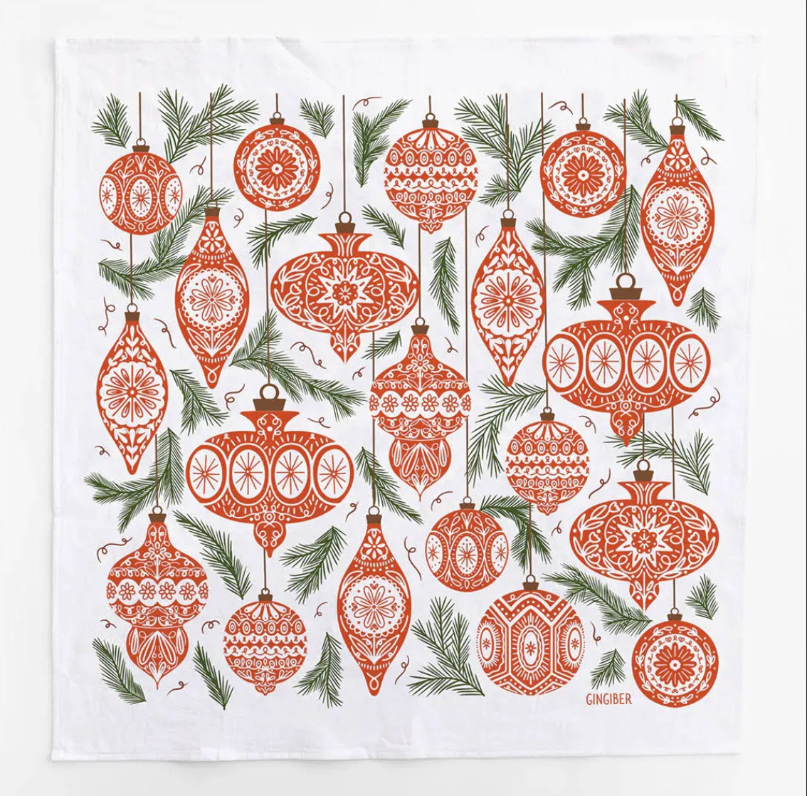 Kitchen Towel - Ornaments