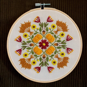 Embroidery Kit - Harvest Mandala Sampler