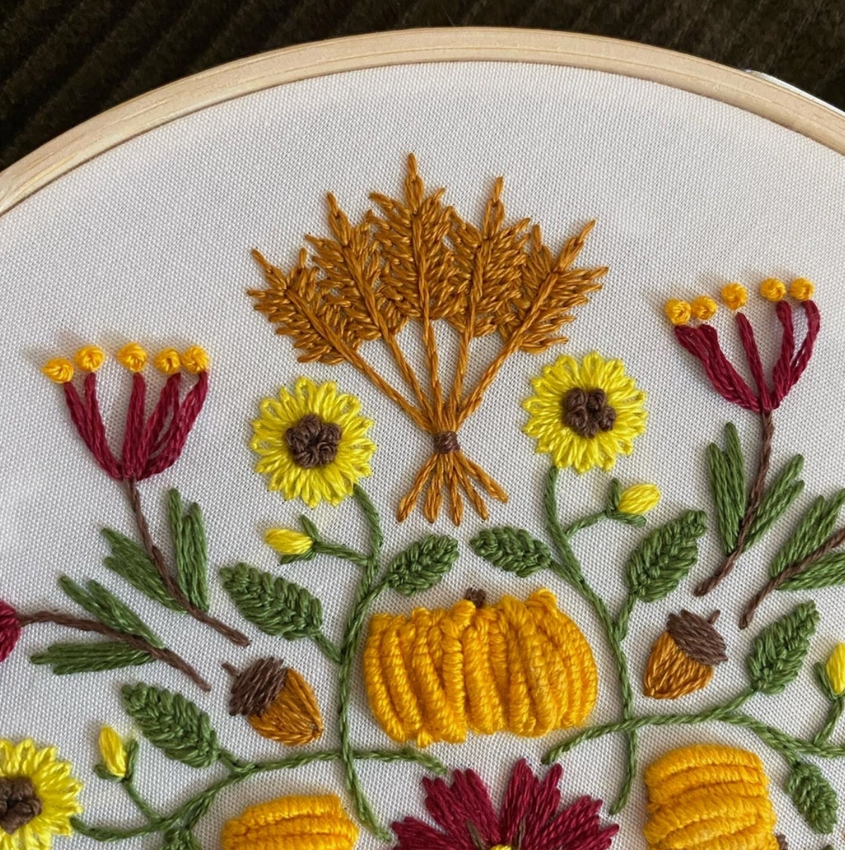 Embroidery Kit - Harvest Mandala Sampler