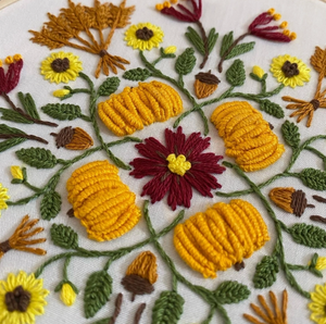 Embroidery Kit - Harvest Mandala Sampler