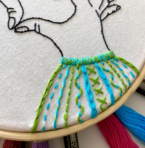 Embroidery Kit - Heart Hands Sampler