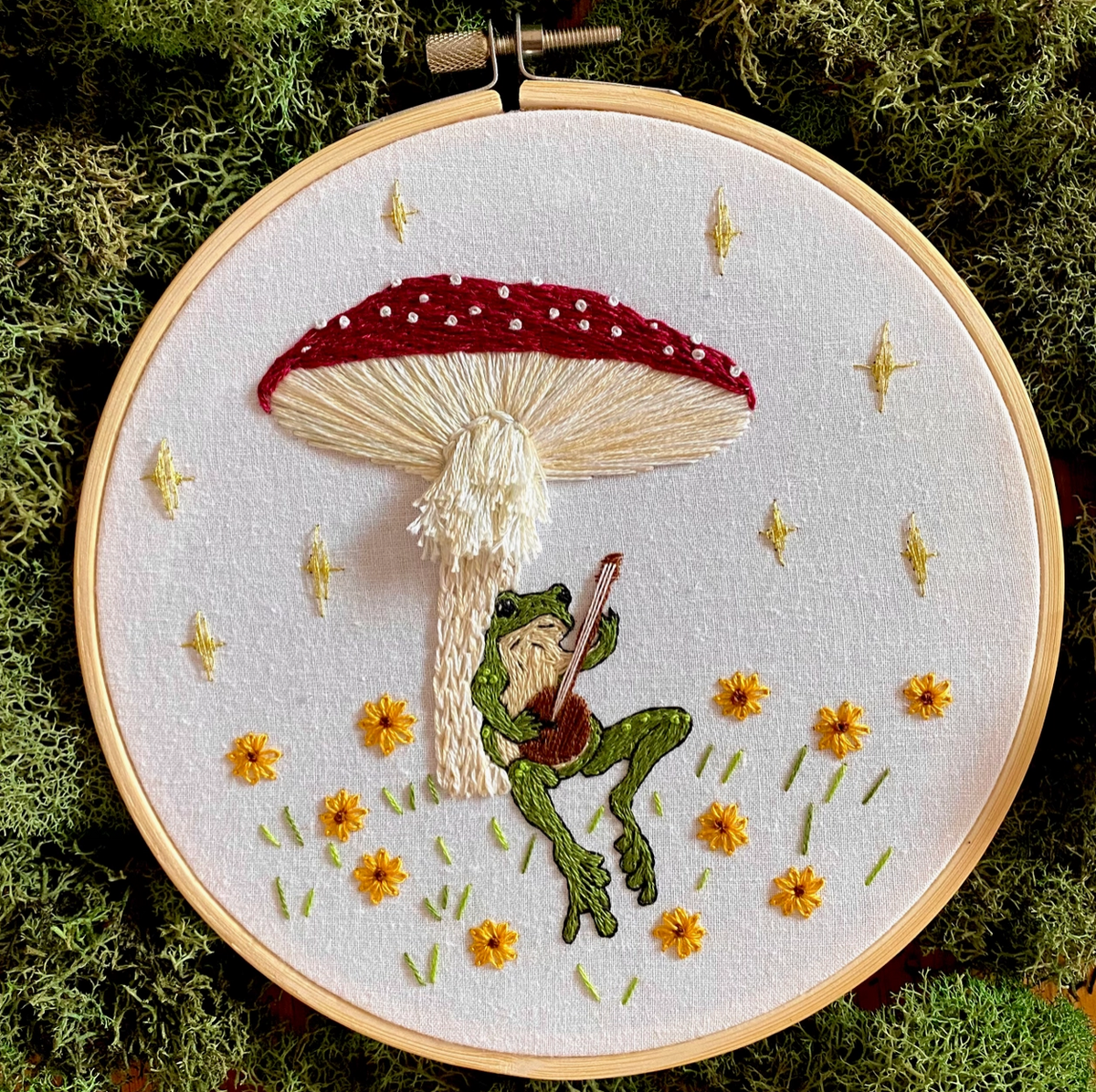 Embroidery Kit - Toadstool Serenade