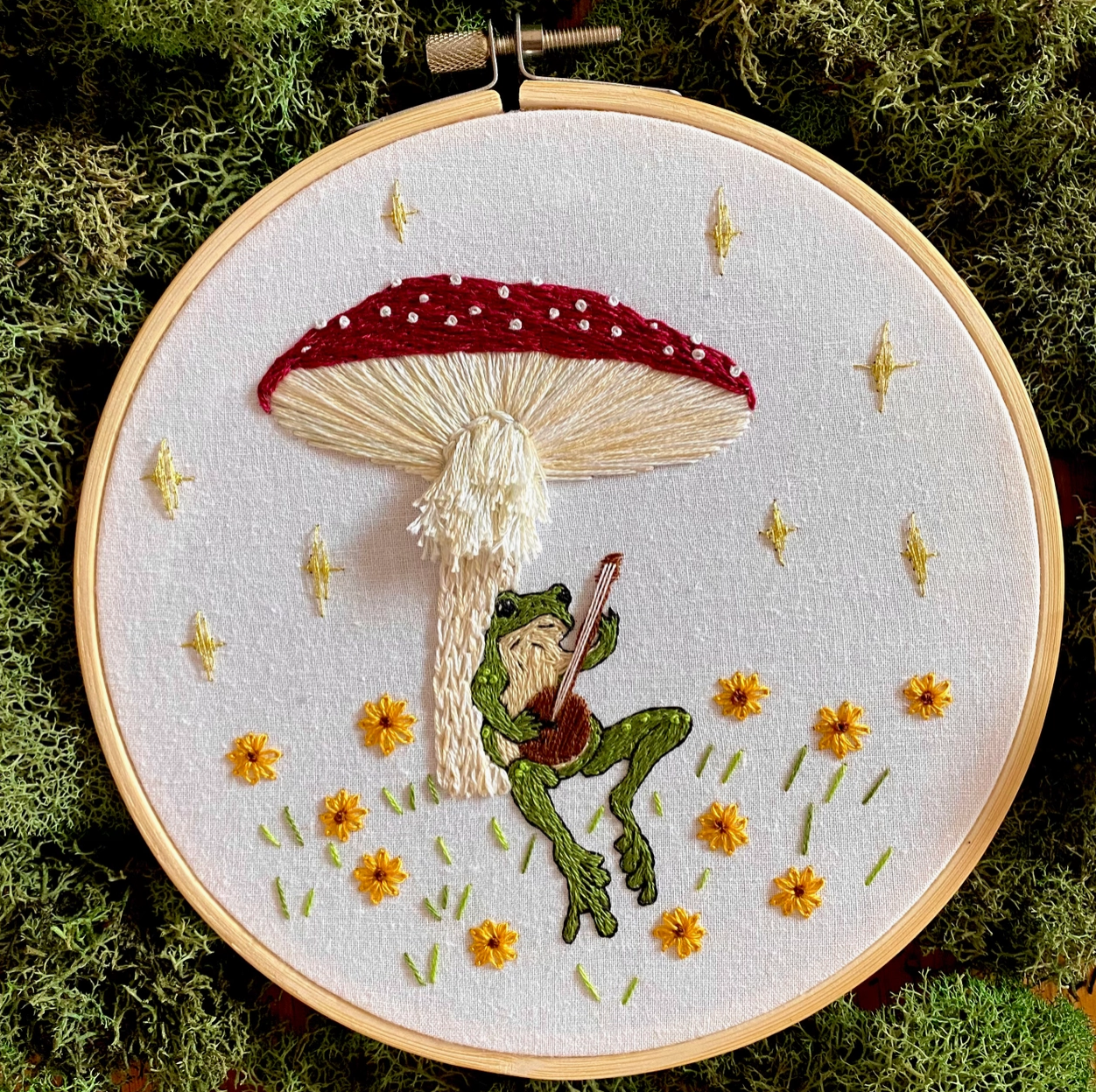 Embroidery Kit - Toadstool Serenade