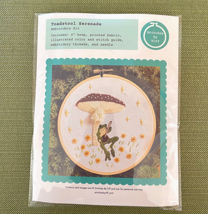 Embroidery Kit - Toadstool Serenade