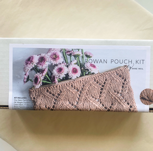 DIY - Knitting - Rowan Pouch - Fawn - No Needles