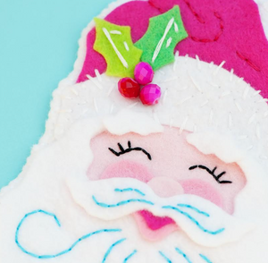 Sewing - Felt Ornament - Santa