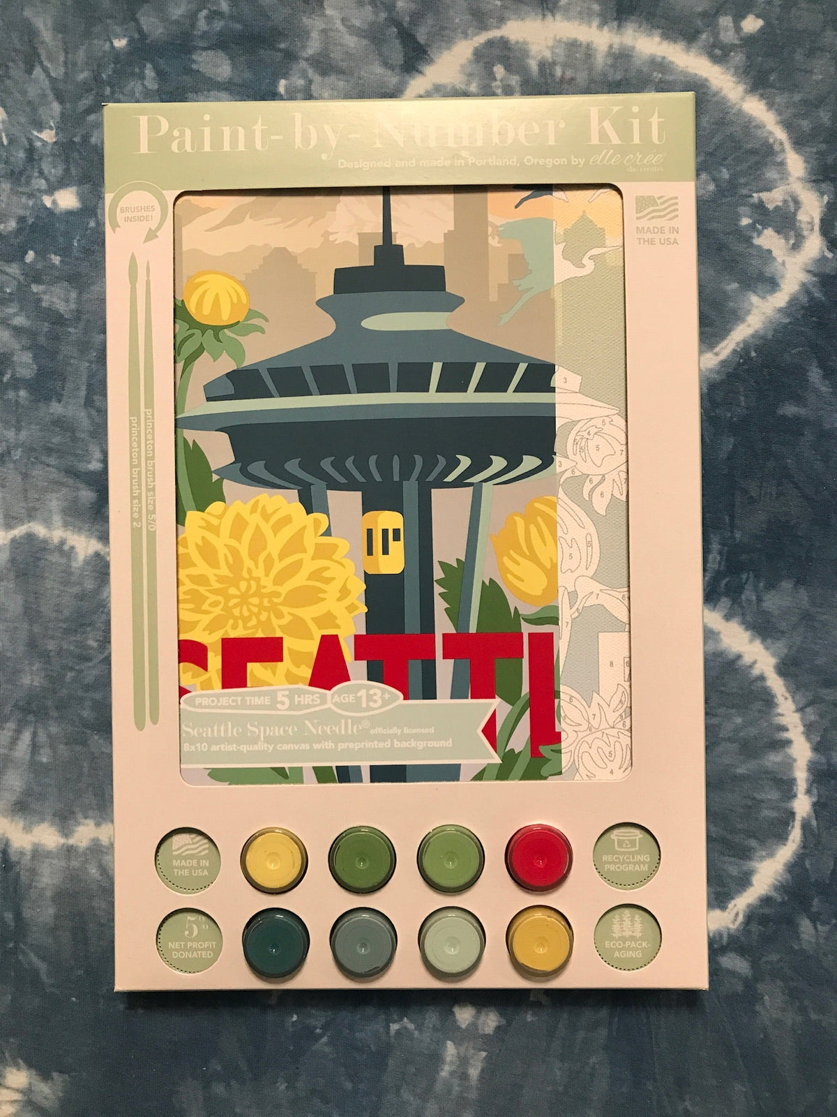 DIY - Paint Kit - Space Needle (Elle Cree) Paint By Number