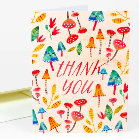 Card - Thank You Mushrooms