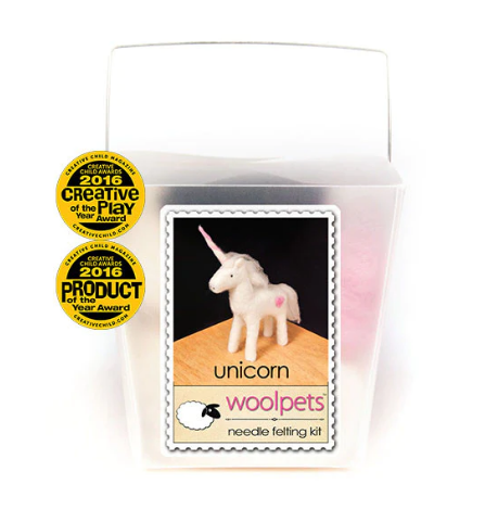 DIY - Needle Felting - Unicorn (Wool Pets) Craft Kit