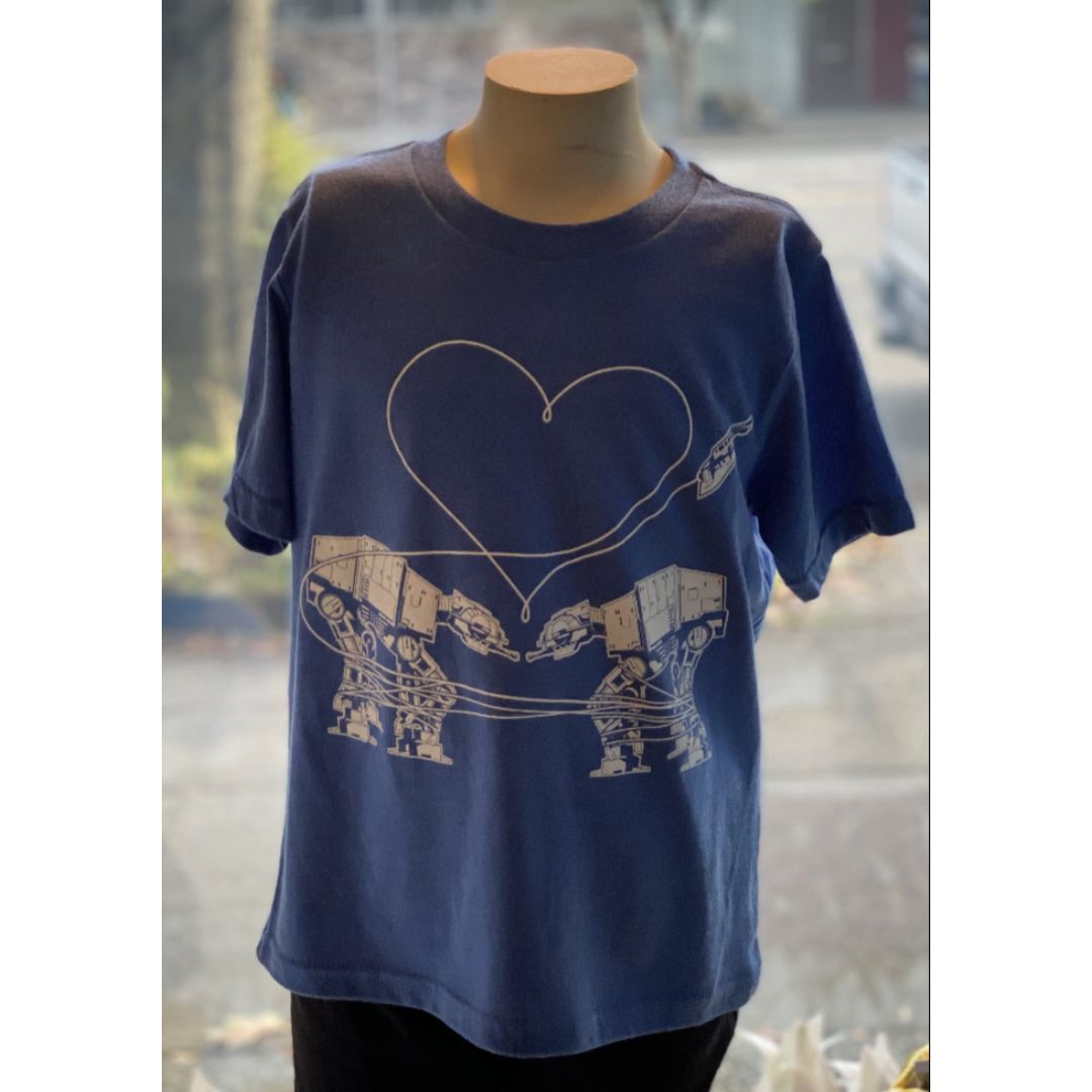 UB SALE Youth Shirt - LAAFS - Blue (Ugly Baby) Love AT-AT First Sight