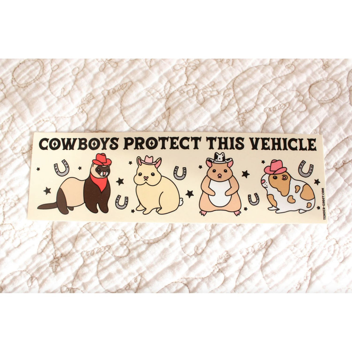 Bumper Sticker - Cowboys Protect This Vehicle