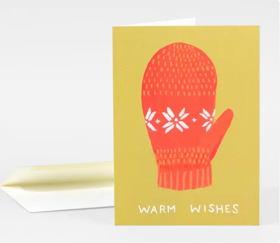 Card - Warm Wishes Mitten