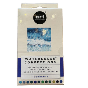 Box of Watercolor Confections - Currents color scheme.