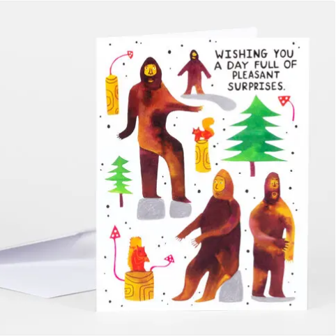 Card - Pleasant Surprise Sasquatch