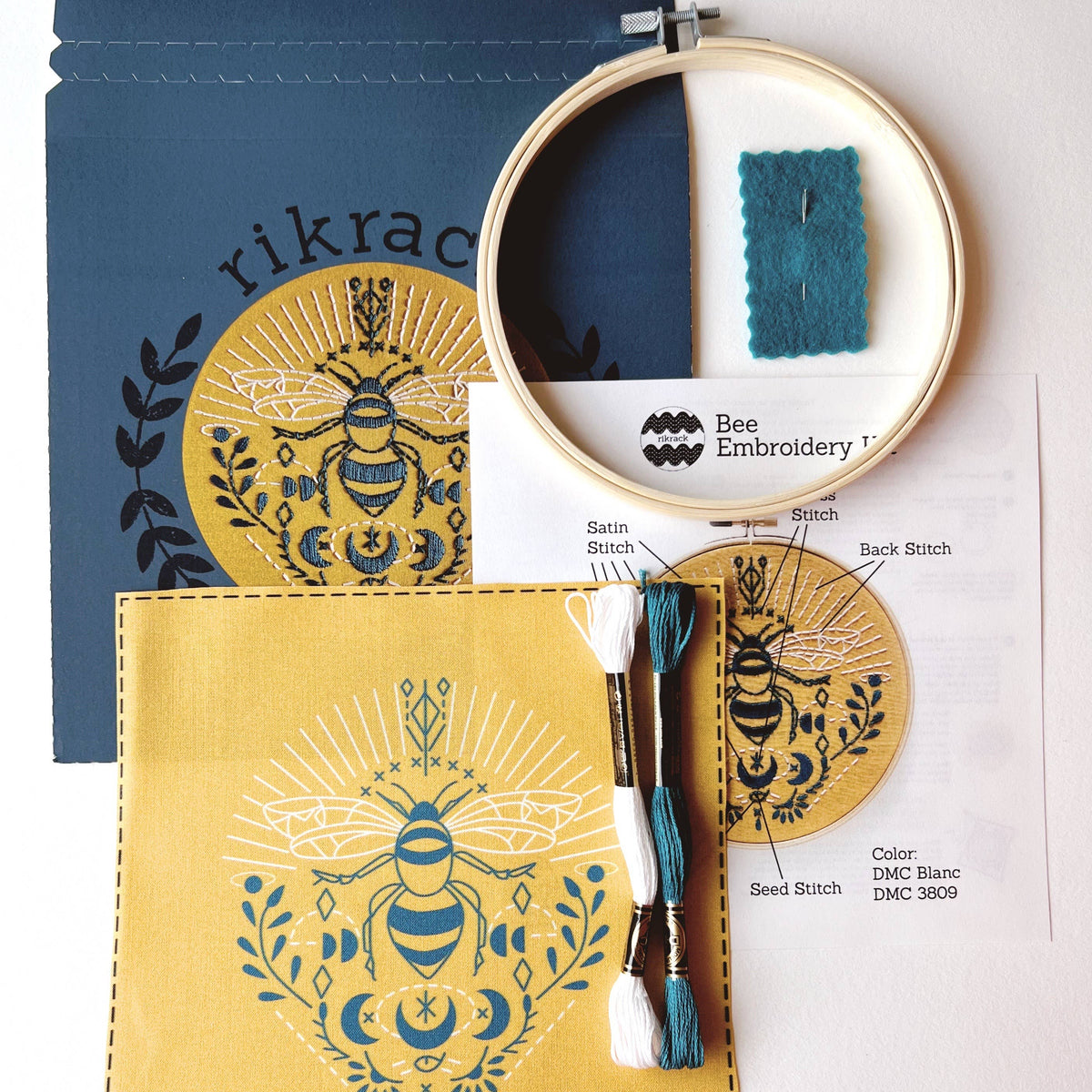 DIY - Embroidery - Bee