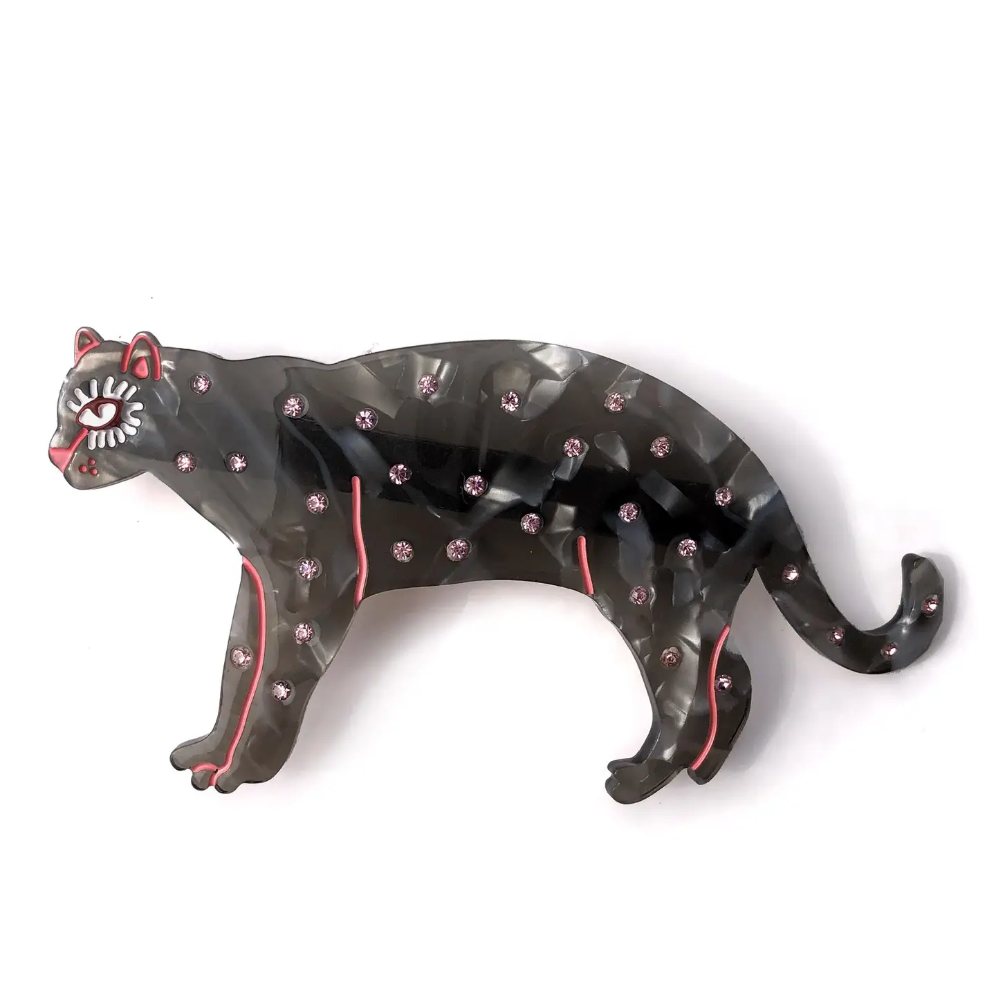 Barrette - Polka Cat