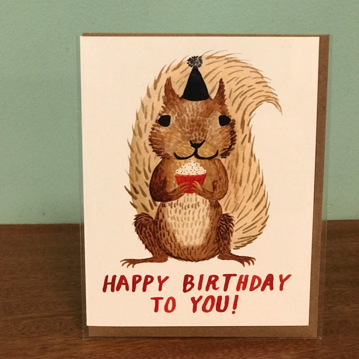 Card - Happy Birthday To You! Squirrel
