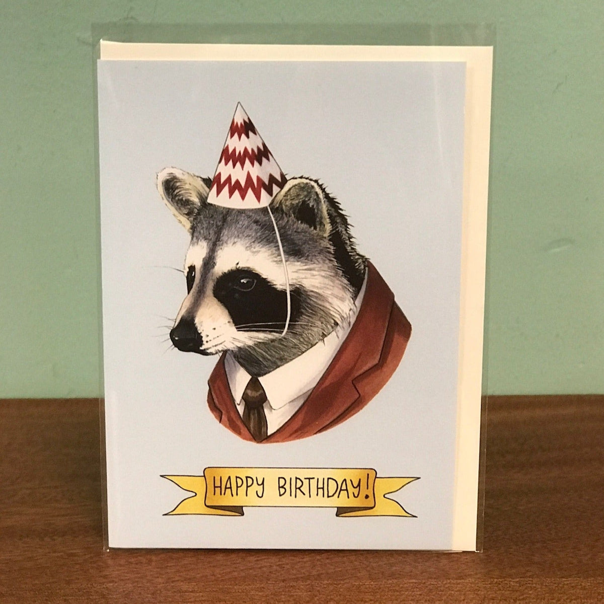 Card - Happy Birthday! Raccoon