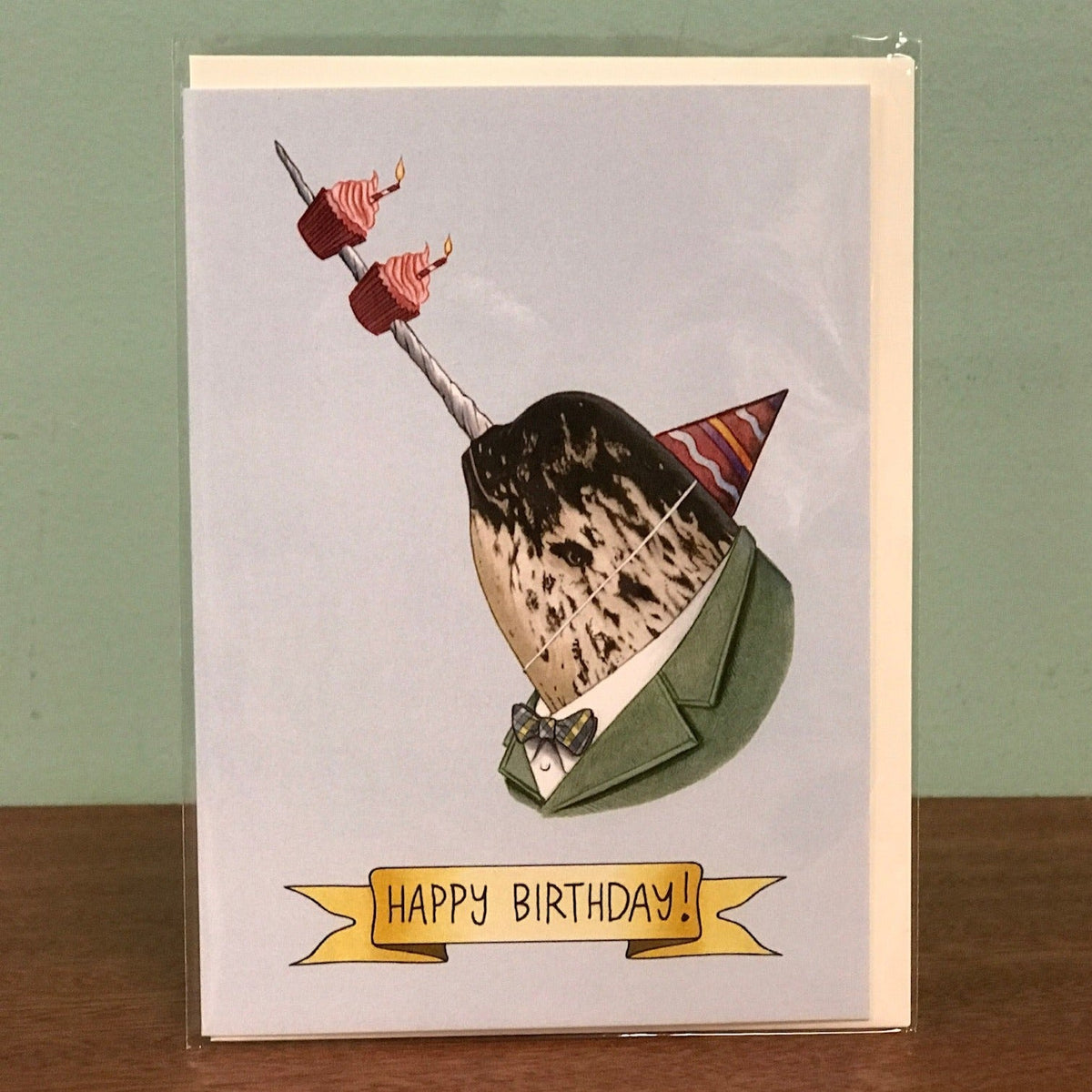 Card - Happy Birthday! Narwhal