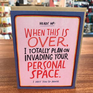 Card - Personal Space