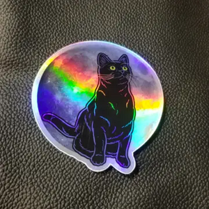 Sticker - Cat Moon Night