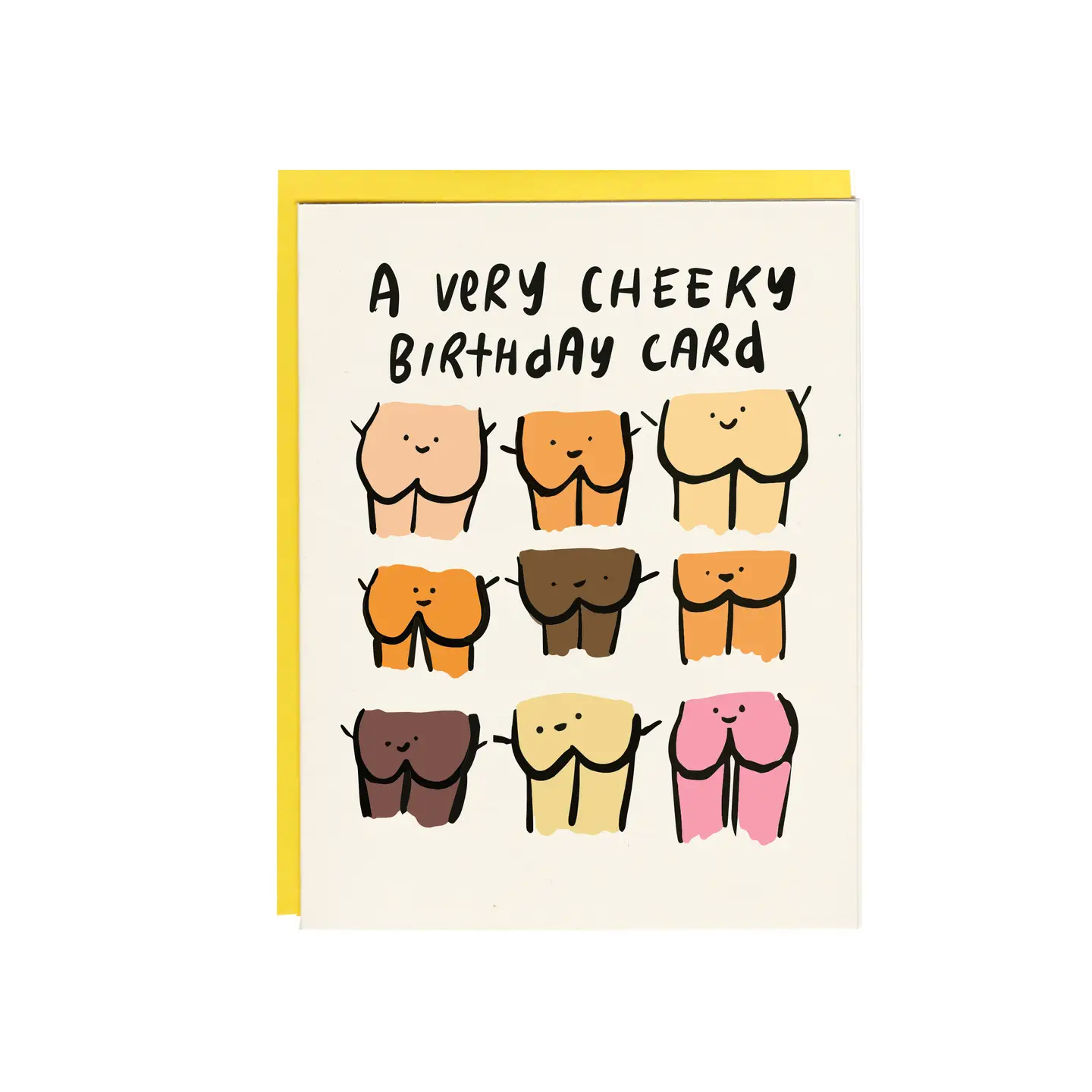 Card - A Really Cheeky Birthday Card (I Must Draw)