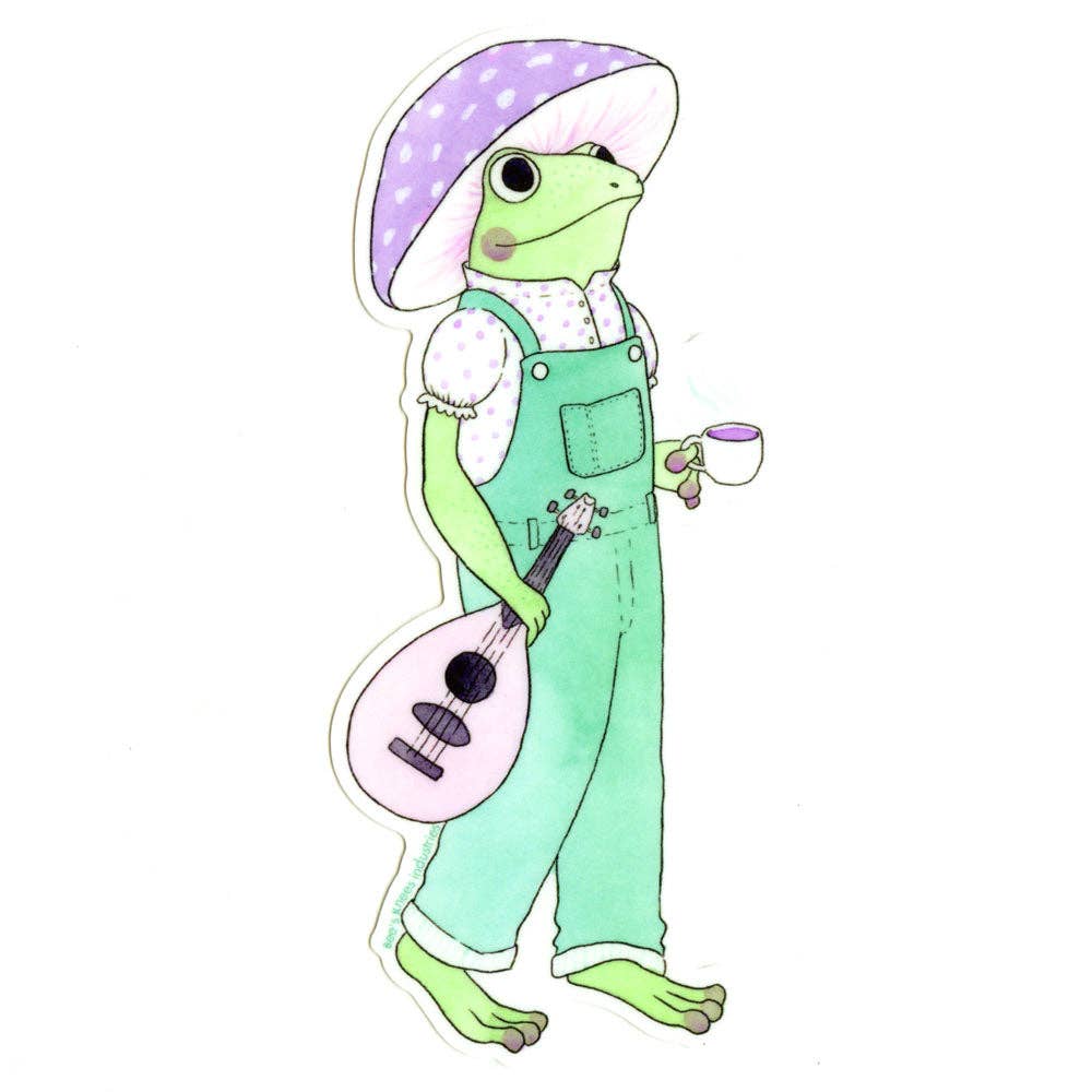 Sticker - Frog Bard