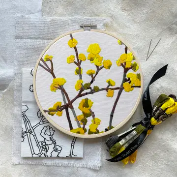 DIY - Embroidery - Cornelian Cherry Dogwood